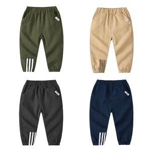 Vente en gros de pantalons cargo multicolores décontractés tendance pour garçons pantalons longs avec sangle inférieure blanche style décontracté printemps - Product Image 6
