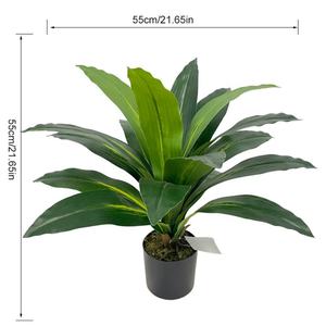 Dracaena Fragrans Bonsái Artificial Tropical con Certificación UV para Interiores/Exteriores, Decoración de Oficina en Maceta, por Proveedor de Fábrica - Product Image 2