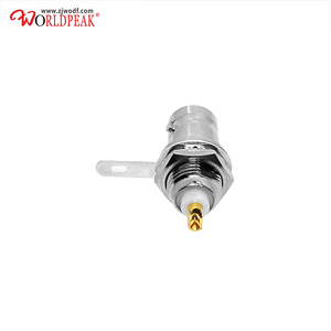 BNCメスナットパネルマウントはんだジャックアダプターモニター装置用コネクタRG58 RG59 RG6 RF同軸ケーブル溶接機 - Product Image 5