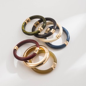 Nouveau Bracelet Rond Géométrique Unisexe en Alliage Teinté, Style Rétro Artistique, Tendance, Idéal Cadeau - Product Image 1