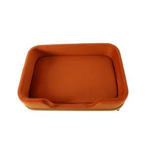 Moderne Luxe Hondenbedden Goud Metalen Decoratie Woonkamer Huisdier <span class=keywords><strong>Bed</strong></span> Afneembare Cover Pet Slaapbank - Product Image 3