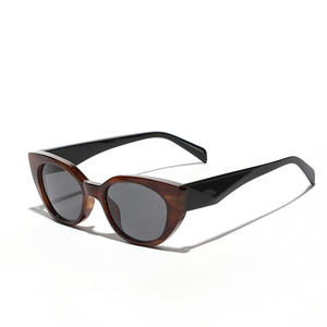 Gafas de Sol de ojo de gato estilo Caperucita Roja Vintage marca de moda de Corea <span class=keywords><strong>del</strong></span> <span class=keywords><strong>Sur</strong></span> UV400 PC de <span class=keywords><strong>calle</strong></span> transfronterizo para hombres y mujeres - Product Image 1