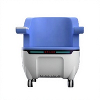 Fauteuil de massage Ems à double zone pour les hanches et le dos avec sortie d'énergie, en matériau ABS