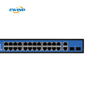 Ai Watchdog สวิตช์ POE 24พอร์ตกิกะบิต802.3af/at,2 Uplink + 2 SFP, App VLAN สำหรับกล้อง IP WiFi AP SMB - Product Image 4