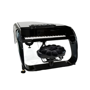 Pianoforte Meccanico a Coda Serie Pegasus a 88 Tasti Nero Personalizzato di Alta Gamma per Decorazione e Performance in Hall d'Albergo - Product Image 1