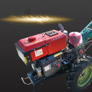 Hot Sale Farm Equipment Mini Plow 2 Wheel <b>Walking</b> Tractor With Disc Plough <b>Machine</b> - Product Image 5