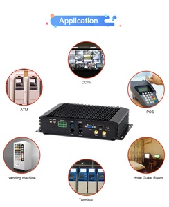 微型工业无风扇迷你电脑i7 4650U i5 4200U <span class=keywords><strong>2</strong></span> * RJ45局域网6 * COM 8USB Gpio高清微型电脑Linux 4g无线支持Win10 - Product Image 4