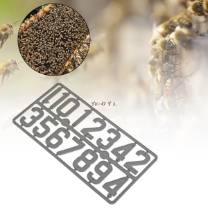 CHINABEES Plastique Ruche Numéro Marquage Conseil Abeille Cas Boîte Cadre Signal Identification Apiculture Équipement Outil - Product Image 6