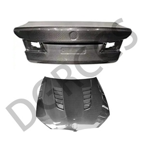 Para BMW Serie 5 G30: Alerón de fibra de carbono, labio delantero, difusor trasero, cubierta de espejo, rejilla, cubierta de volante y aleta de tiburón. - Product Image 6