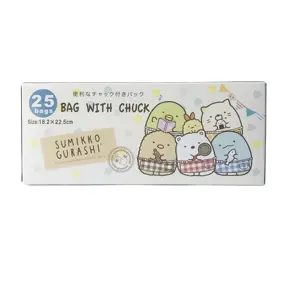 LDPE Cartoon Printed Cute Airtight Zip lock Food Grade Custom Zipper Bag