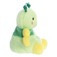 Peluche mignonne en forme de chenille, jouet en peluche vert Kawaii, jouet interactif pour chiens et chats