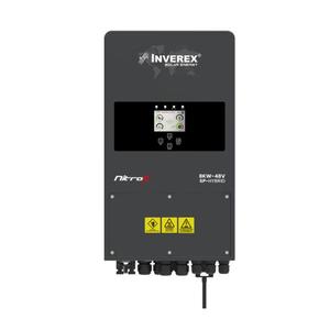 อินเวอร์เตอร์พลังงานแสงอาทิตย์ In Ve Rex Nitrox 8KW 48V DC/AC แบบสามเฟสคู่ ประสิทธิภาพ 99.9% รุ่น 56896 ระบบไฮบริดพลังงานแสงอาทิตย์และแบตเตอรี่ - Product Image 2