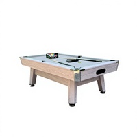 Table de jeu multifonction 3 en 1, table de billard / table de ping-pong / table à manger combinée, plateau en ardoise, structure en bois massif