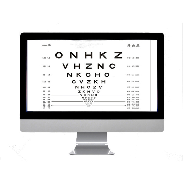RS215A China Ophthalmic Equipment 21.5" MAC Appearance LED LCD Vision Chart Projector