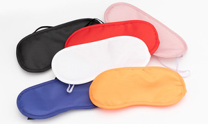 Masque pour les yeux de voyage en avion à sangle élastique multicolore et légère pour le sommeil et la relaxation Bride Bridesmaid Flight Blindfold Accessory - Product Image 5