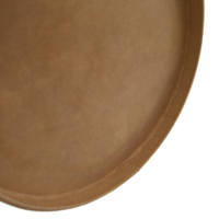 Gobelets en papier kraft personnalisés de 32oz 1000ml saladier avec couvercle