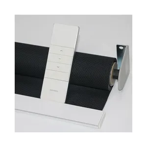 Light & wind control modern magnetic motorised roller blinds/retractable modern window blinds