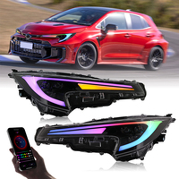 Conjunto de Faro Delantero para Automóvil, Faro Delantero RGB para Toyota Corolla 2020-2024, Conexión Plug and Play
