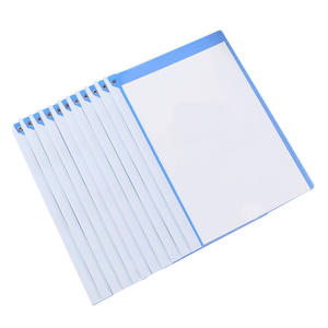 Customizable Blue PP Ring Binder Portable A6 File Folders Custom Logo School Office Use Featuring <b>A4</b> Pattern <b>Box</b> Bag <b>Filing</b> - Product Image 1