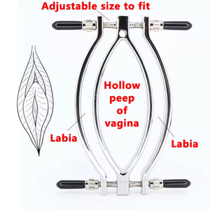 BDSM Acero inoxidable Bondage Metal clítoris vagina abrazadera - Product Image 4