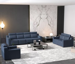 Divano ad angolo divano <span class=keywords><strong>in</strong></span> <span class=keywords><strong>pelle</strong></span> da teatro poltrona reclinabile con poggiatesta regolabile per Villa seminterrato - Product Image 6