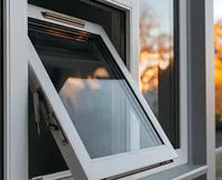 Ventana de Aluminio Moderna PRIMA con Vidrio Templado, Perfil de Alta Calidad, Ahorro de Energía e Impermeable para Oficina o Villa