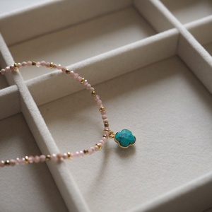Nouveau collier ras du cou en perles brillantes, délicat, fait main, en pierres naturelles, bijoux spirituels de haute qualité pour femmes, cadeaux - Product Image 4