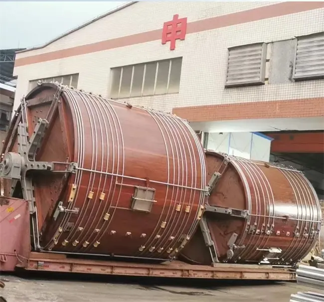 Máquinas de fabricación de cuero, tambores de madera de bronceado, tipo normal, para Italia