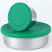 Offre Spéciale Boîte à Lunch En Acier Inoxydable Silicone Contenants Alimentaires De Luxe bocal hermétique en métal collation bento boîte à lunch pour les enfants