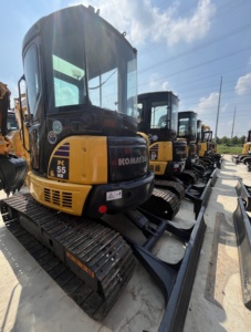 Mini-excavatrice Komatsu PC55MR d'occasion, d'origine japonaise, en excellent état, 305.5E KX155 PC50MR - Product Image 2
