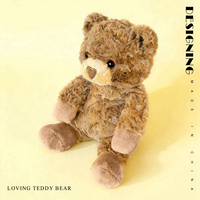 Jouets en peluche personnalisés, logo personnalisé, design animal, ours en peluche doux rembourré avec vêtements, jouets, poupées en peluche personnalisées