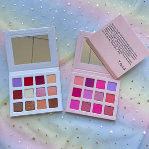 Paleta de sombra de ojos pigmentada, maquillaje, etiqueta privada luminosa vegana artesanal, logotipo personalizado - Product Image 5