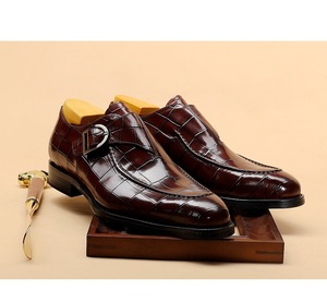 Zapatos de hombre de alta calidad, nuevos estilos, zapatos de correa de monje de alta calidad, mocasín para hombre, zapatos elegantes, zapatos de boda de cuero genuino para hombre - Product Image 2
