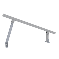 Structure de montage de panneaux solaires, support de panneaux photovoltaïques pour toit ou sol, kits de fixation pour panneaux solaires