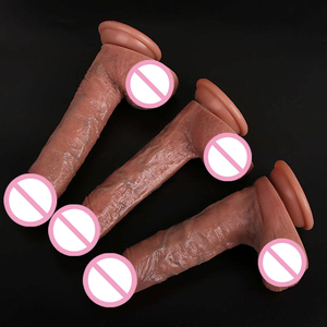 Ultimativer Sexy Silikon-Dildo Großer Weicher Realistischer Massagestab mit Saugnapf für Vagina Anal Butt Plug für Frauen und Erwachsene - Product Image 5