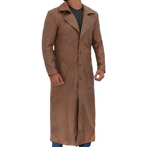 Manteau long réversible en duvet respirant pour homme, nouveau design 2026, haute qualité, personnalisable, pour l'hiver, style décontracté, en cuir – Vente en gros - Product Image 2