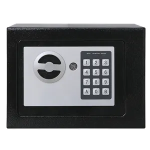 A buon mercato 170*230*170mm mini cassetta di sicurezza per gioielli di sicurezza per soldi piccola password digitale segreta scatola di casseforti in metallo portatile