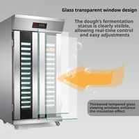 Chambre de Fermentation de Pâte en Acier Inoxydable – Pack Complet d'Équipement de Boulangerie pour Cuisine Industrielle, Hôtels et Restauration Rapide