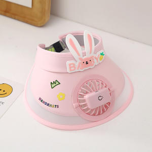 Yeni çocuk güneş şapkaları, yaz havai güneş şapkaları hayranları ile ultraviyole ışınları engellemek ve erkek güneş şapkaları - Product Image 5