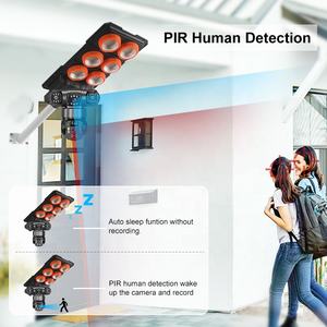 12MP 3-Bildschirm WLAN/4G Solar-Kamera Straßenlaterne Außenbereich IP66 Bewegungserkennung Auto-Tracking Netzwerk-Kamera PTZ 360 LED-Licht V380 - Product Image 6