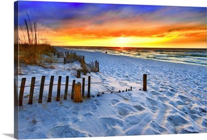 Pintura Decorativa en Lienzo con Marco de Paisaje de Playa al Atardecer Rojo, Decoración de Oficina, Impresiones para Sala de Estar - Product Image 5