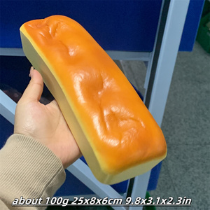 ฟิงเกอร์สติกกี้ ขนาด 10x2.3 นิ้ว รูปทรงสี่เหลี่ยมผืนผ้า ฟองน้ำชีสเนื้อนุ่ม แบบเค้กมูส เนื้อนุ่มสบาย หนา เด้งช้า สควิชชี่ - Product Image 3