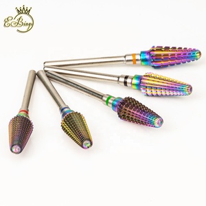 标志定制F <span class=keywords><strong>M</strong></span> C XC 2XC锥形圆顶安全专业碳化钨Efile彩虹龙卷风钉子毛刺钻头 - Product Image 5