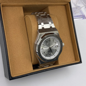High Quality Men's Stainless Steel Luxury Business <b>Wristwatch</b> with Arabic Dial <b>Automatic</b> NH35 Movement - Product Image 4