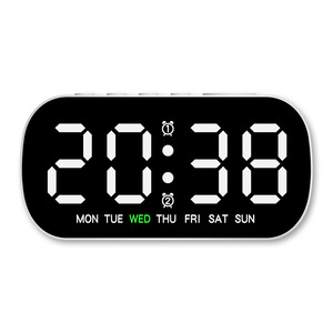 Réveil numérique LED pour enfants avec affichage de la température et de la date, grand écran, horloge de table pour chambre à coucher, salon, décoration de la maison - Product Image 5