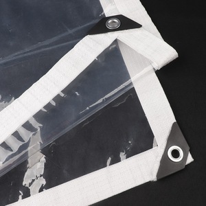 Tewango 95% clair PEVA étanche extérieur Pergola bâche rideau maison fenêtre Transparent coupe-vent écran garder au chaud Film <span class=keywords><strong>jardin</strong></span> - Product Image 3