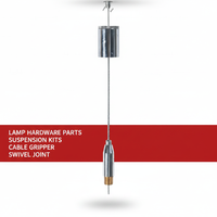 Système de suspension de câble en cuivre sur mesure pour fabricant d'équipement d'origine (OEM) – Kit de fixation de câble réglable pour plafond
