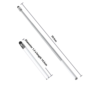Phổ Telescopic que hợp kim con trỏ bút có thể thu vào điện dung máy tính bảng máy tính cảm ứng Stylus kim loại ngón tay <span class=keywords><strong>Reading</strong></span> Stick cho - Product Image 2