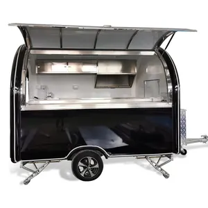 Silang SL-6 2020 Hot Food cart Mobile mini caravan beach mobile food cart with cotton candy machines for sale in America