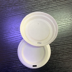 Tapa de taza de café de <span class=keywords><strong>90</strong></span> MM, 10oz, 12oz, 16oz, 100% Bio, taza de azúcar caliente, bagazo, venta al por mayor - Product Image 5